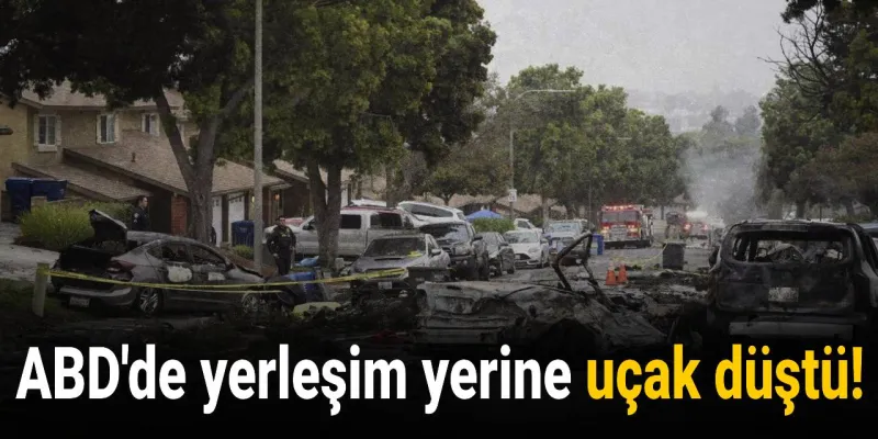 ABD'de Korkunç Kaza: Uçak Yerleşim Yerine Düştü!