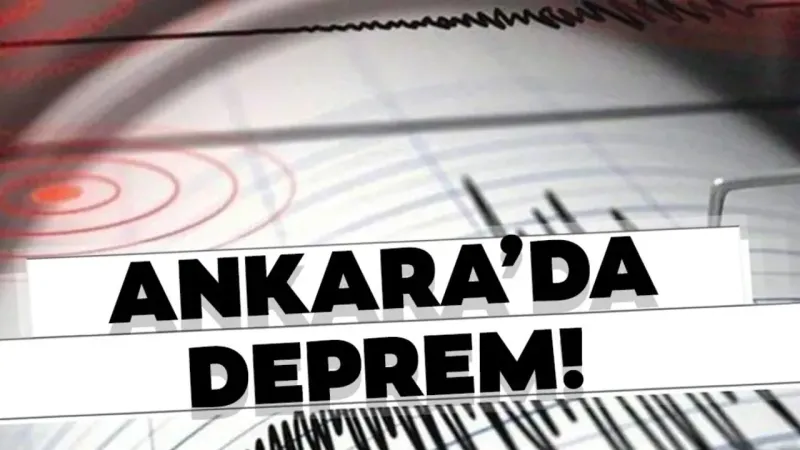 Ankara'da 3,6 büyüklüğünde deprem korkuttu