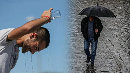 Aşırı sıcaklar sonrası sağanak: Termometreler sert düşecek