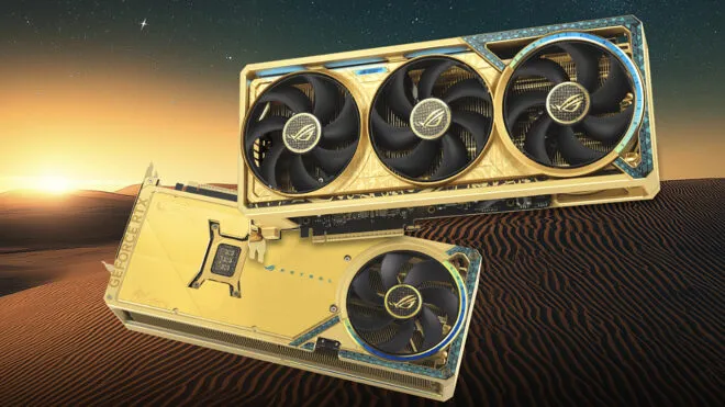 Asus RTX 5080 ROG Astral Dhahab Core tanıtıldı