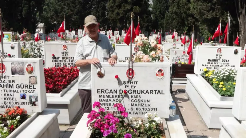 Edirnekapı Şehitliği'nde Yürek Burkan Babalar Günü Ziyareti!