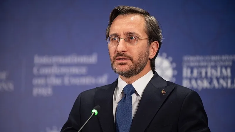Fahrettin Altun'dan, saldırıya uğrayan Haber Global ekibine geçmiş olsun mesajı