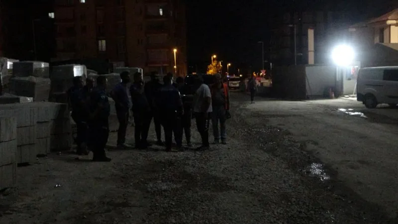 Malatya'da şantiye işçileri birbirine girdi: Yaralılar var