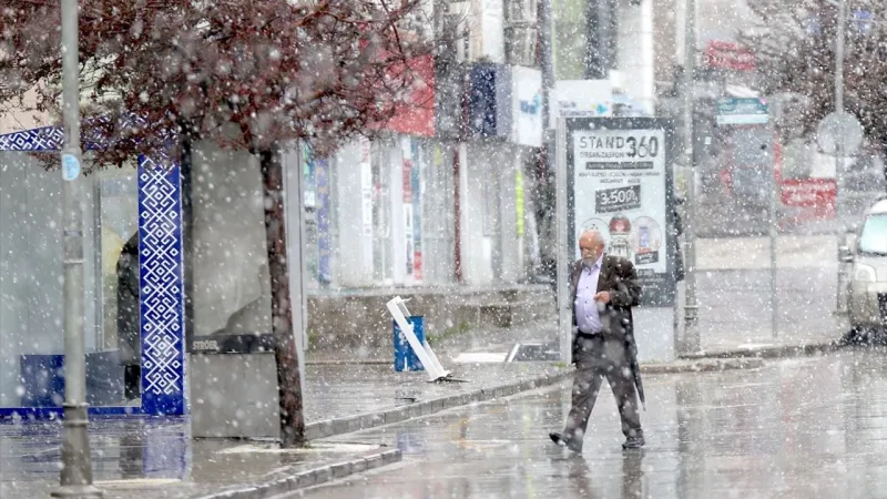 Erzurum'da Mayıs Şoku: Lapa Lapa Kar Sürprizi!