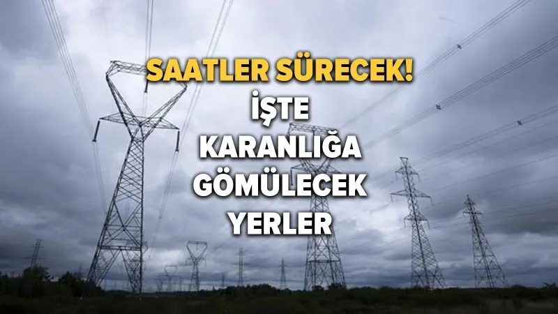 İstanbul'da Elektrik Kesintisi: Hangi İlçelerde Elektrik Yok?