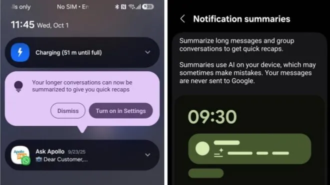 Samsung One UI 8.5 ile yapay zekâ destekli bildirim özetleri altyapısı geliyor